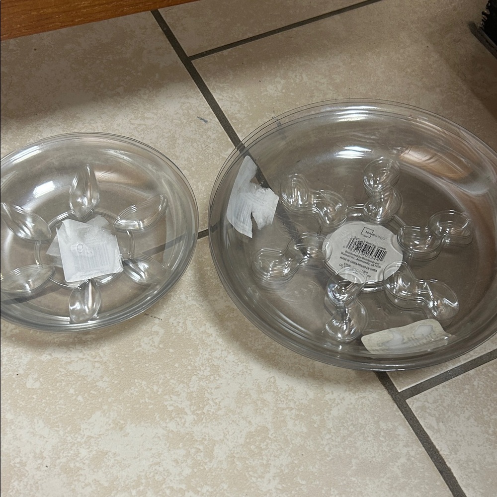 Mainstays Heavy Duty Clear saucer for plants